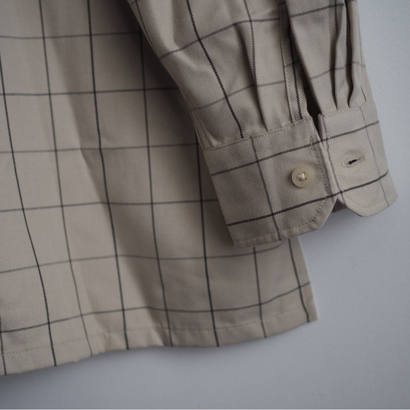 Lemaire oversized premium uniqlo casual flannel shirt - Picture 7 of 9